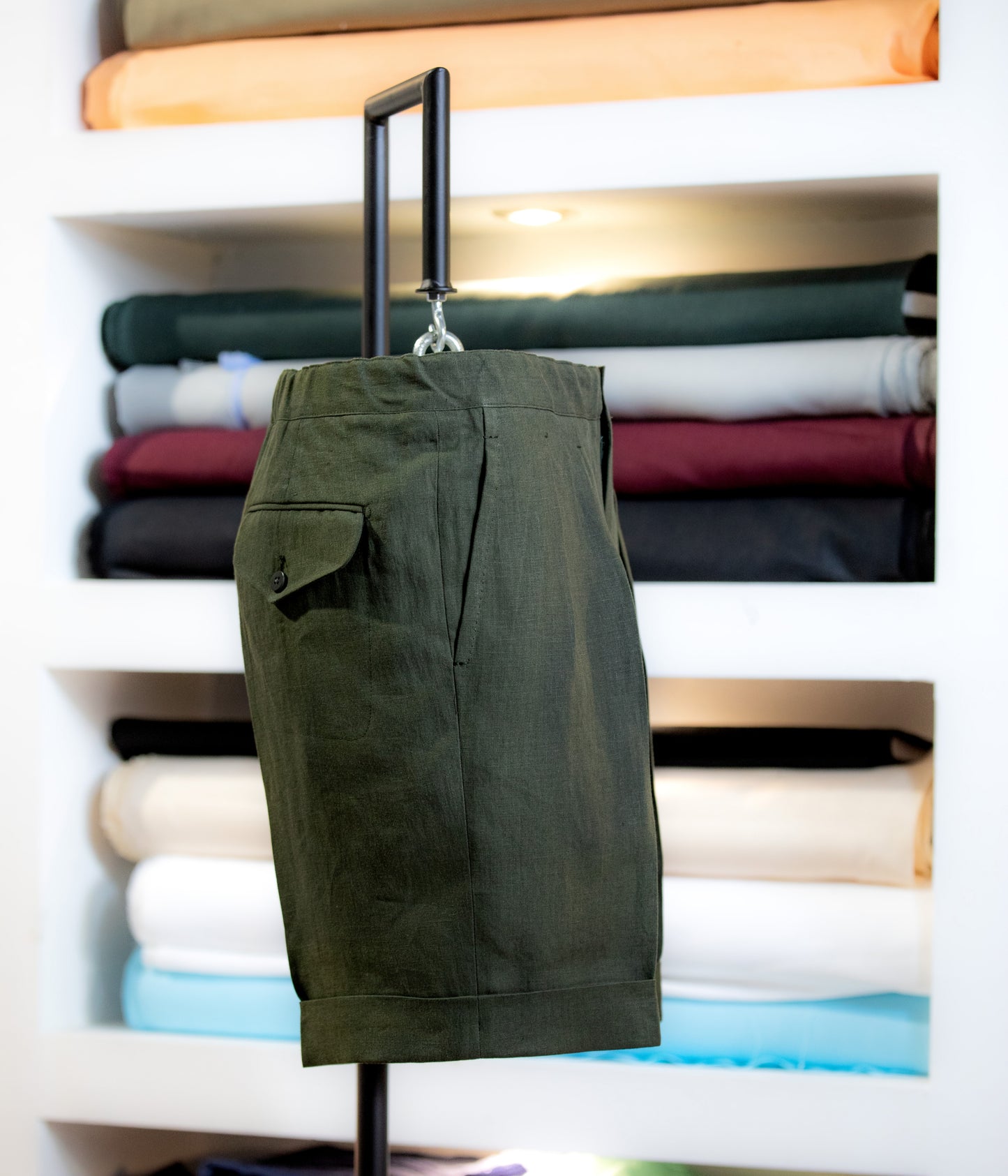 Pantalino short 100% Lino