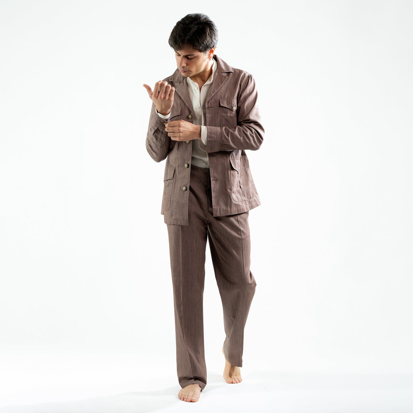 Giacca Safari con coulisse interna