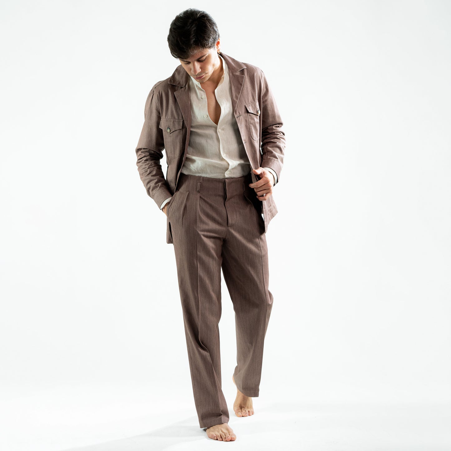 Giacca Safari con coulisse interna