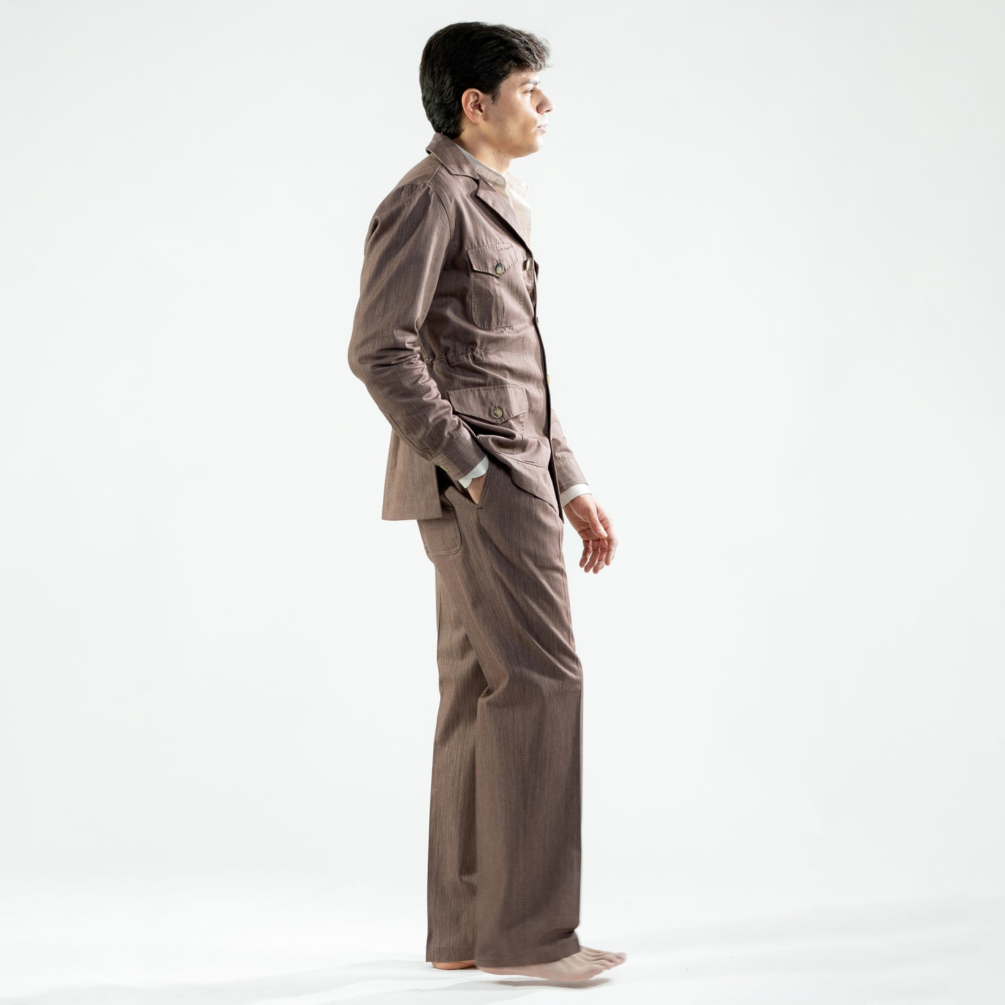 Giacca Safari con coulisse interna