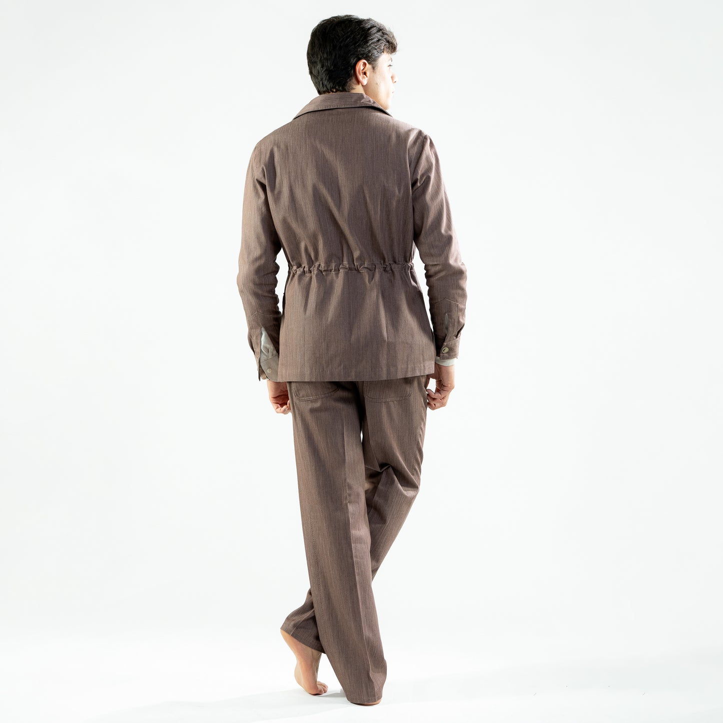 Giacca Safari con coulisse interna
