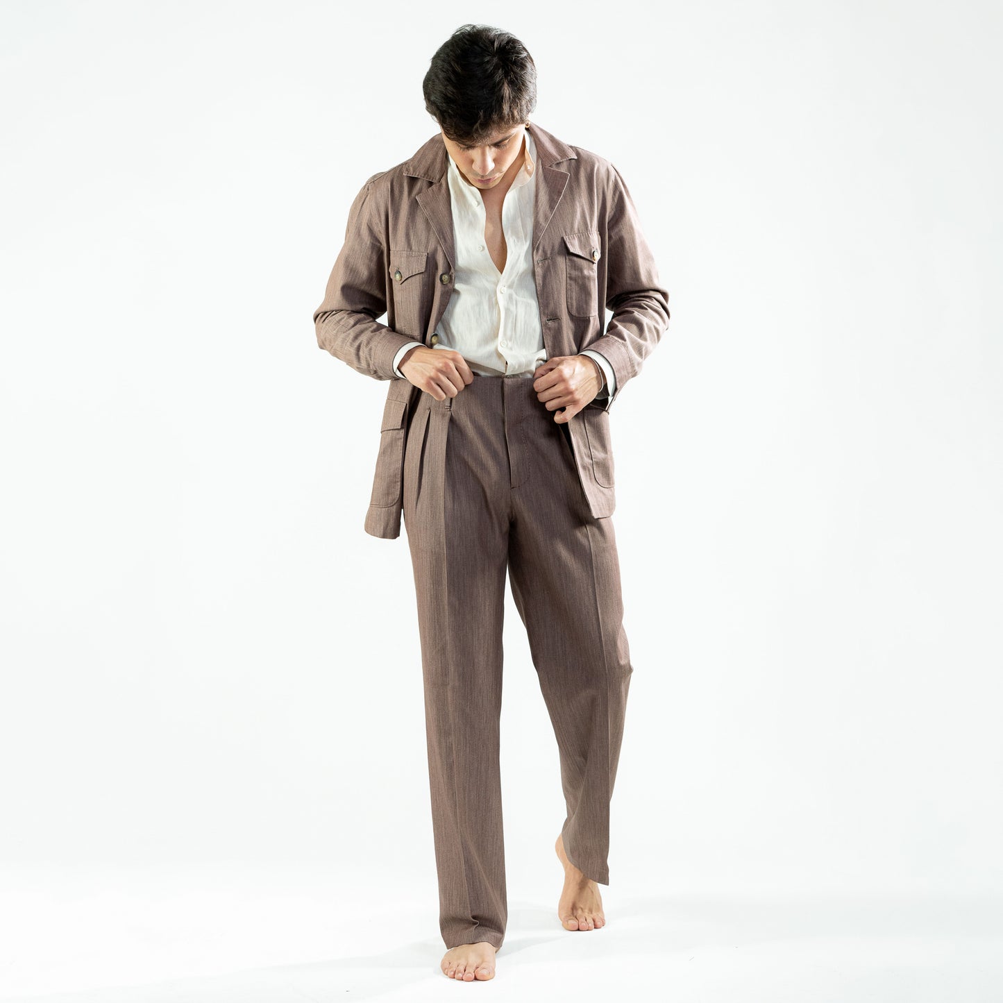 Giacca Safari con coulisse interna