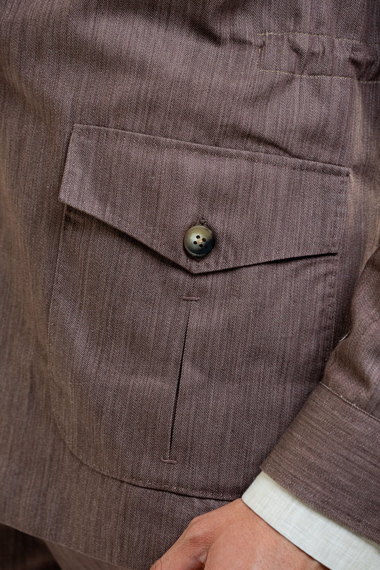 Giacca Safari con coulisse interna