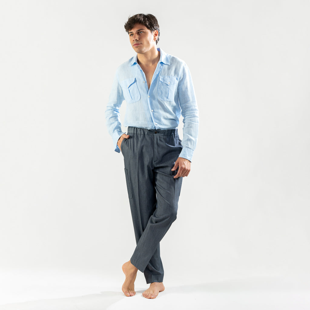 Camicia 100% lino
