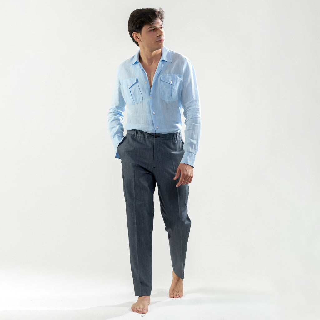 Camicia 100% lino