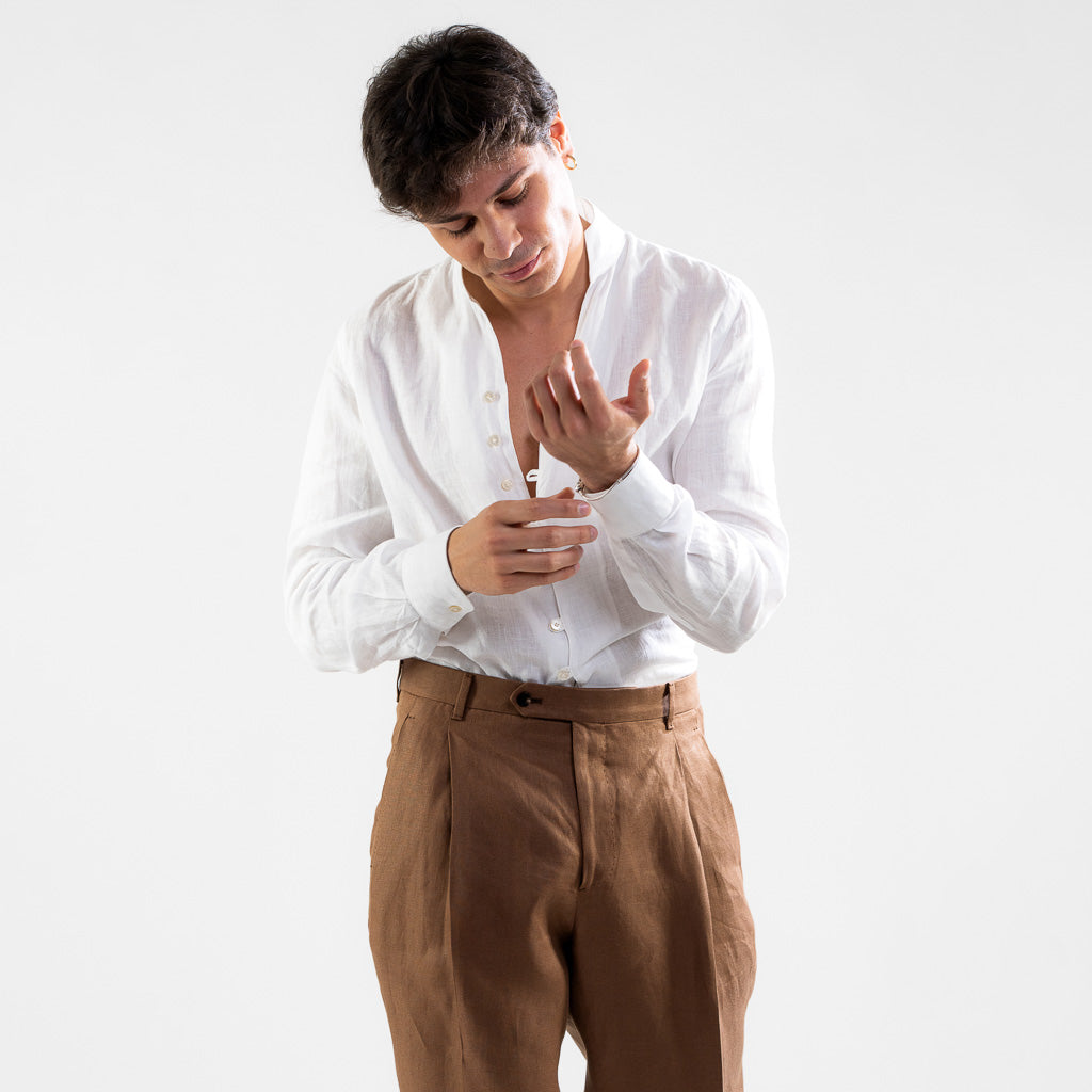 Camicia 100% lino