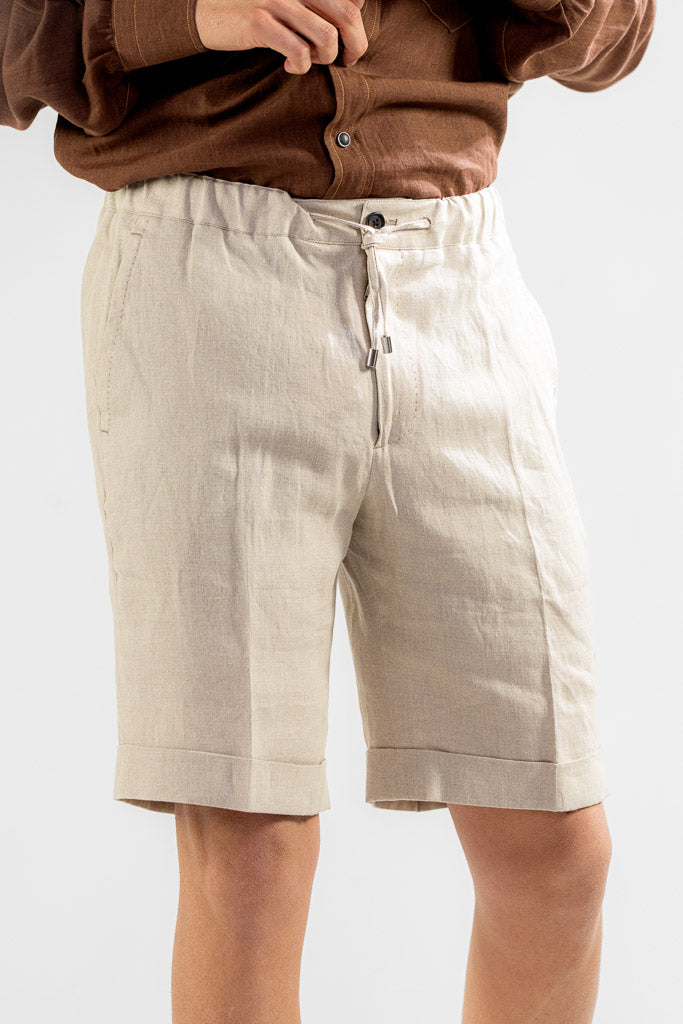 Jogging short senza pinces Lino Irlandese