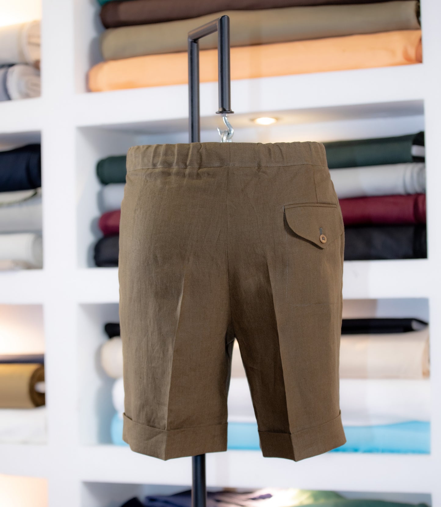 Pantalino short 100% Lino