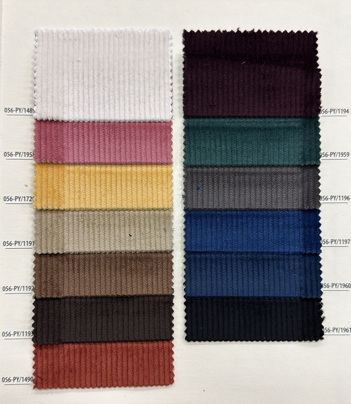 Gaiola velluto a coste