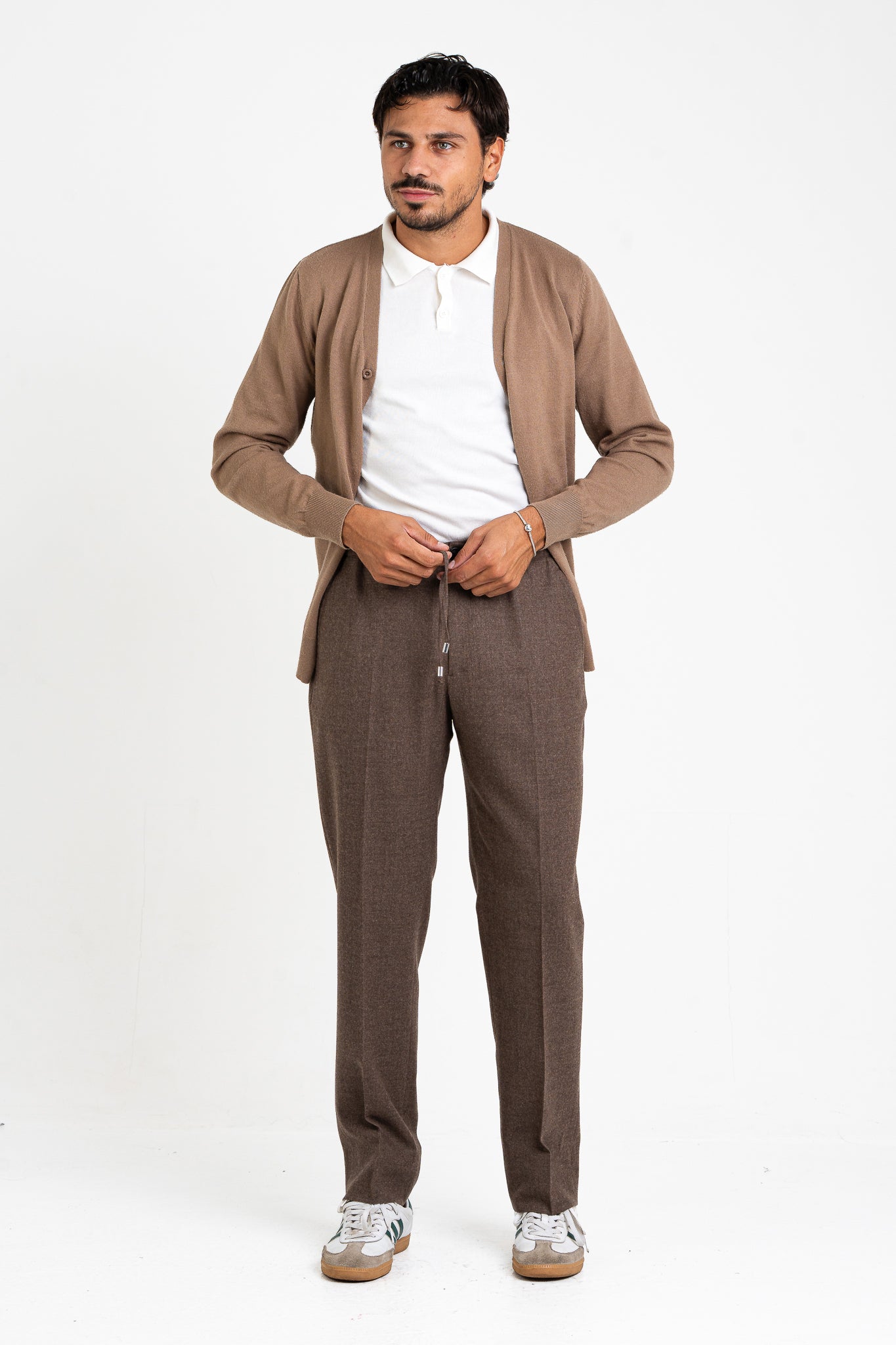 Jogging flanellina senza pinces