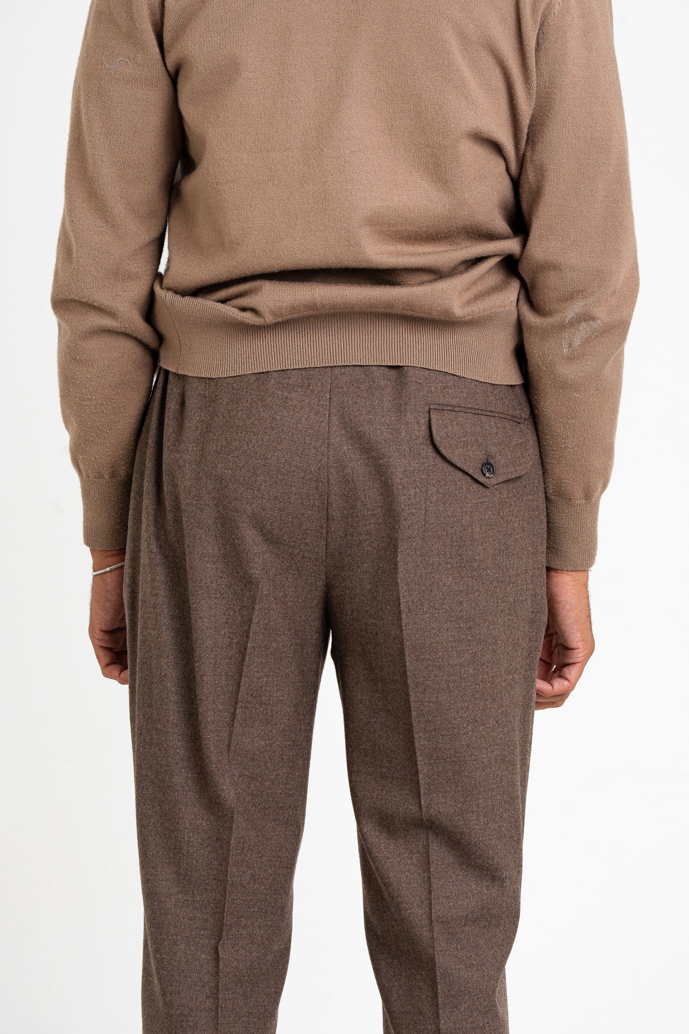 Jogging flanellina senza pinces