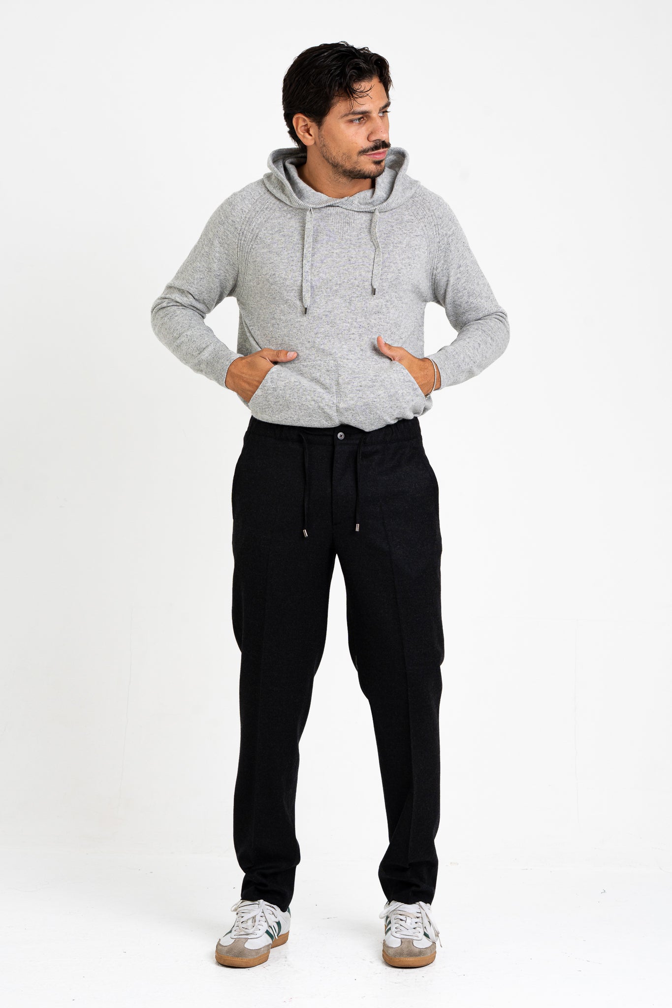 Jogging flanellina senza pinces