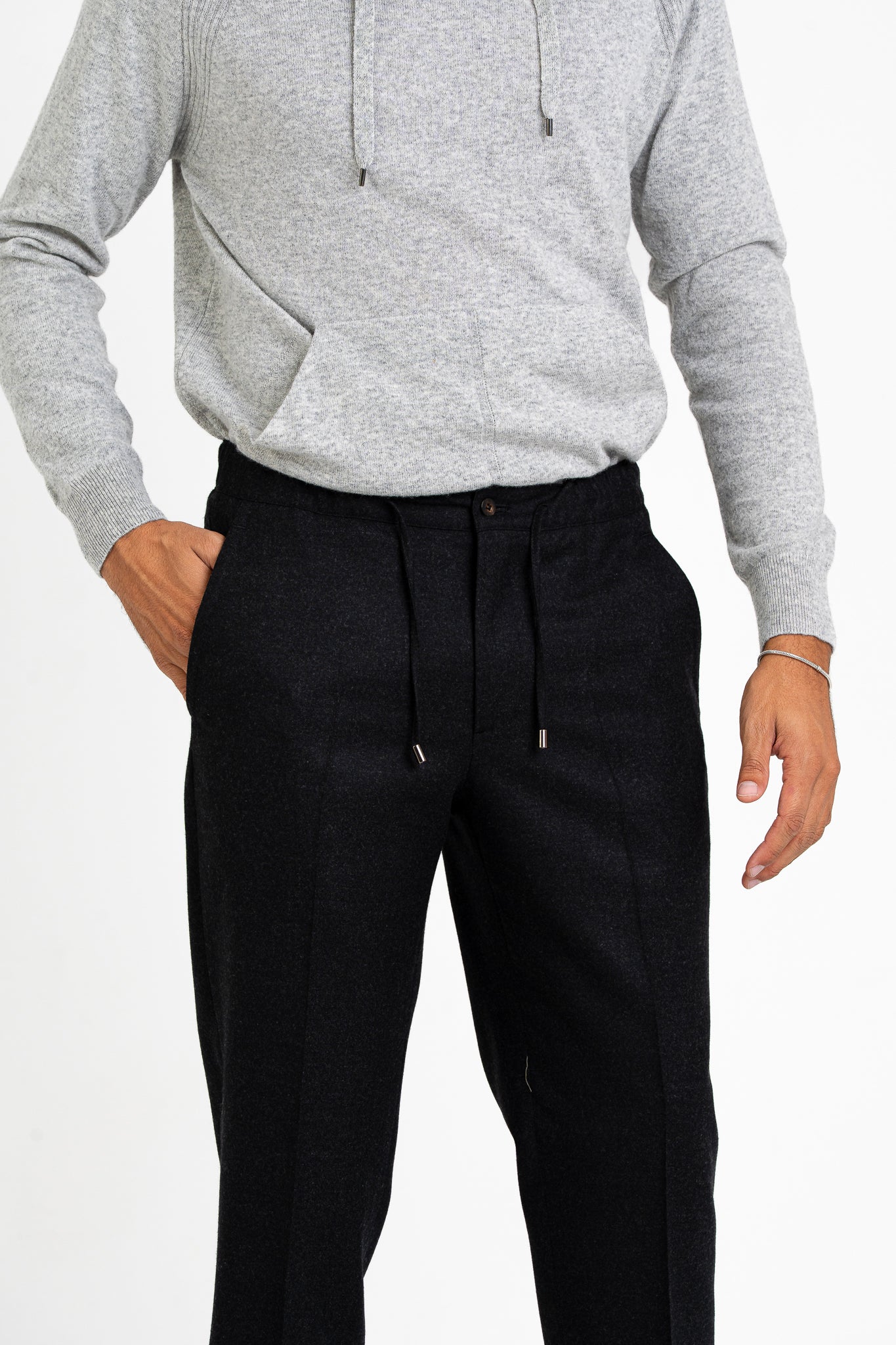 Jogging flanellina senza pinces