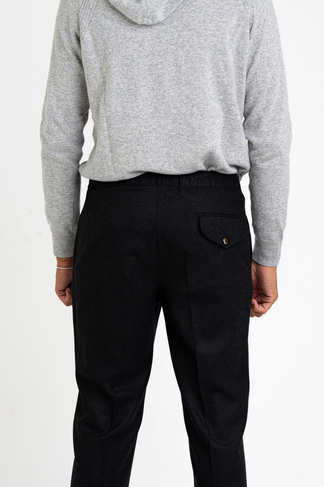 Jogging flanellina senza pinces