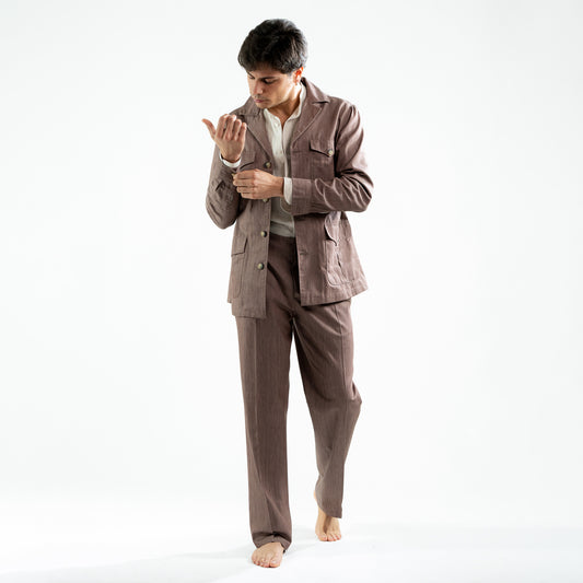 Giacca Safari con coulisse interna